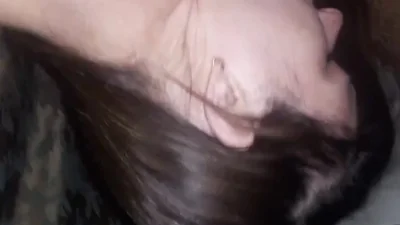 He fucks his young wife doggy style